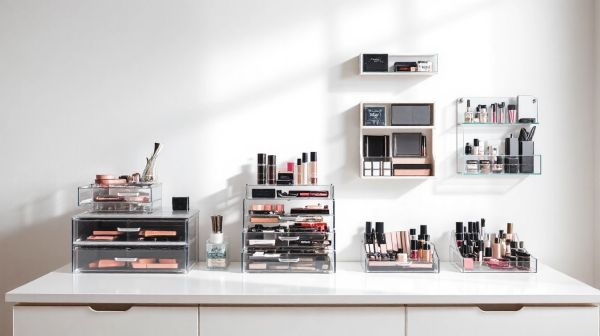 Top 10 organiseurs de maquillage pour un rangement efficace